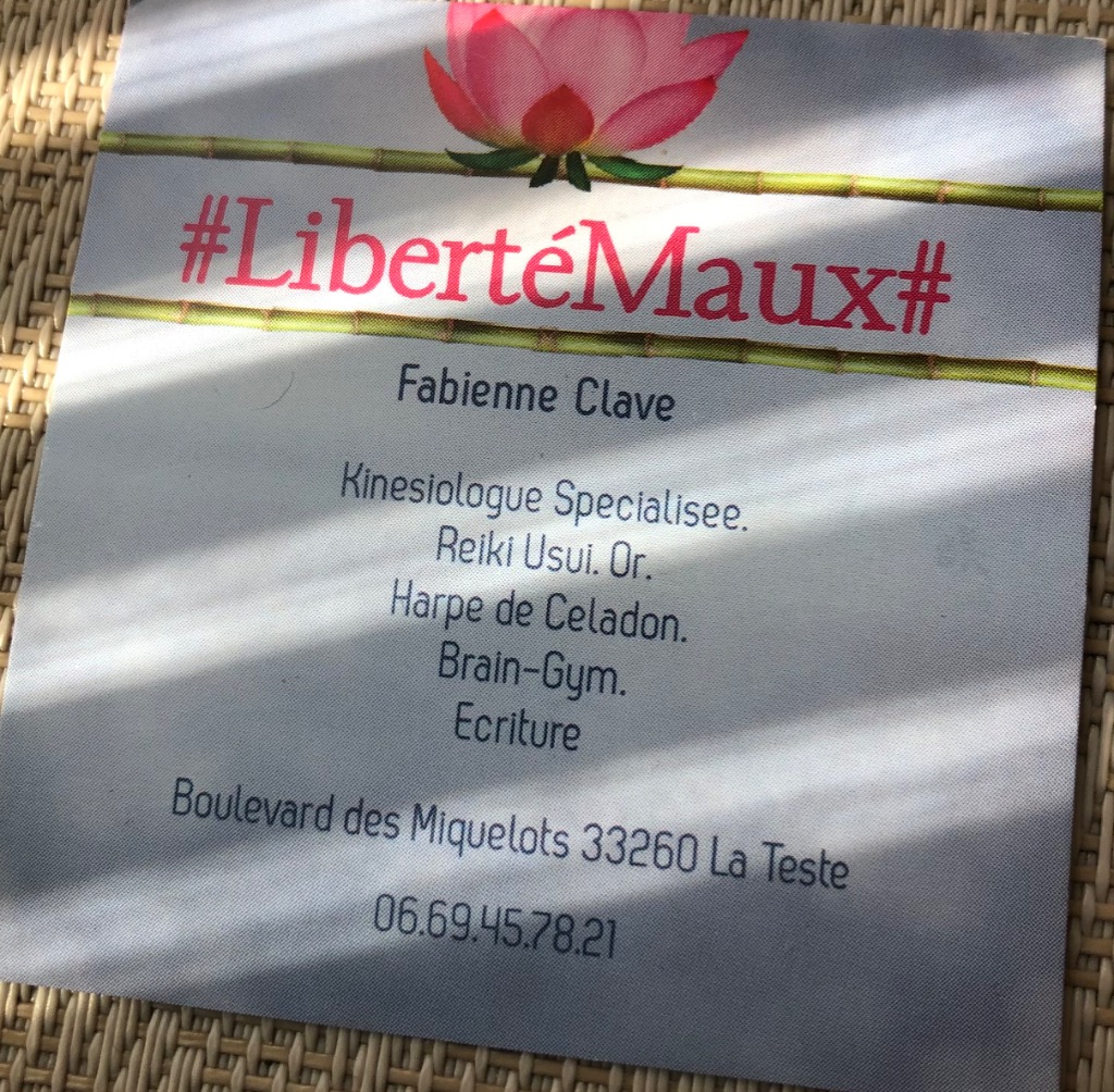 photo cabinet Kinesiologue LibertéMaux Reiki Lahochi Relaxation