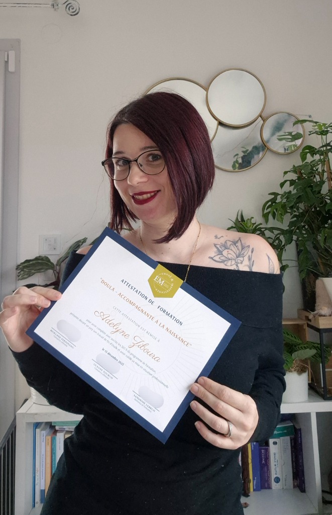 photo diplome Adelyne ZIBOURA