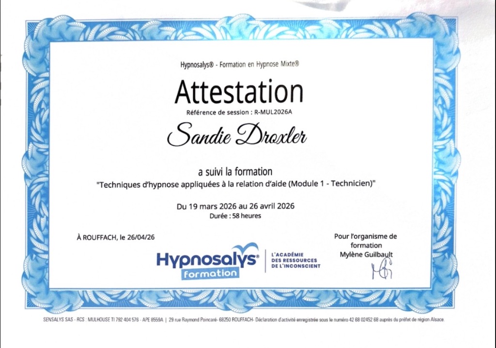 photo activite Sandie Reiki & Hypnose