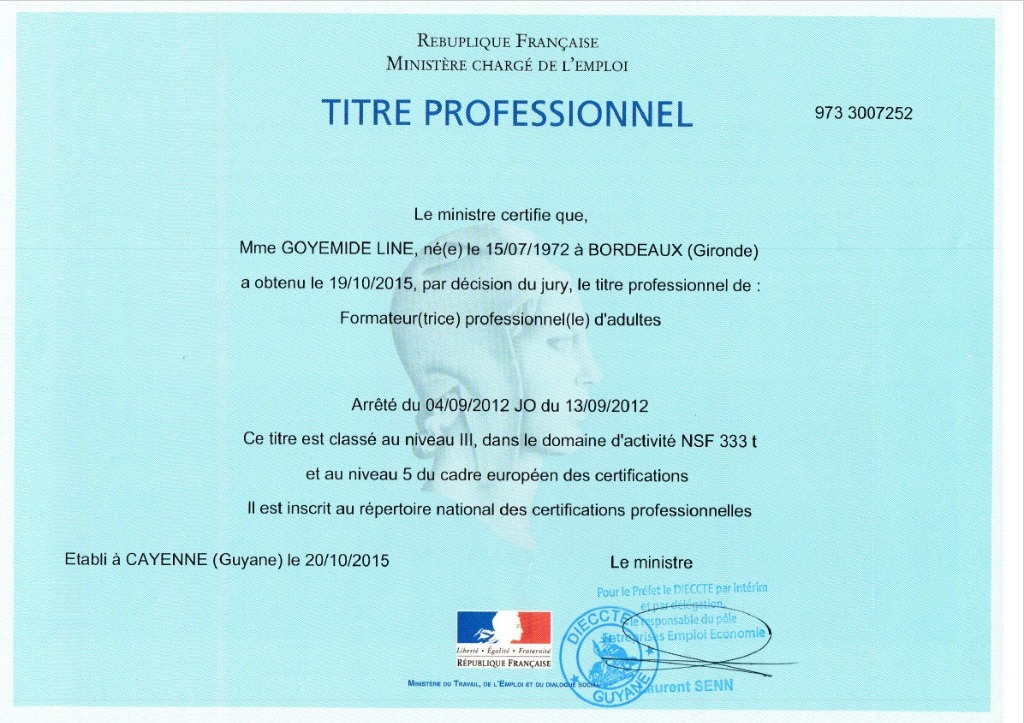 photo diplome Lumiere interieure
