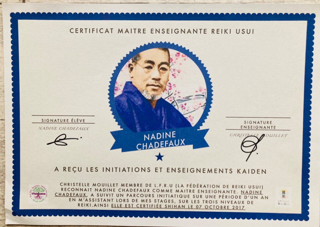 photo diplome Nadine Chadefaux 