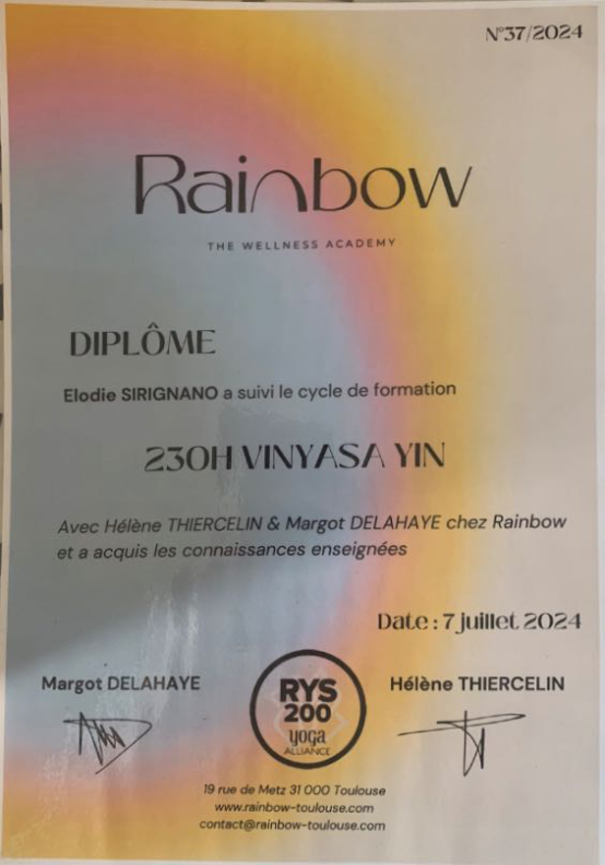 photo diplome Elodie Sirignano