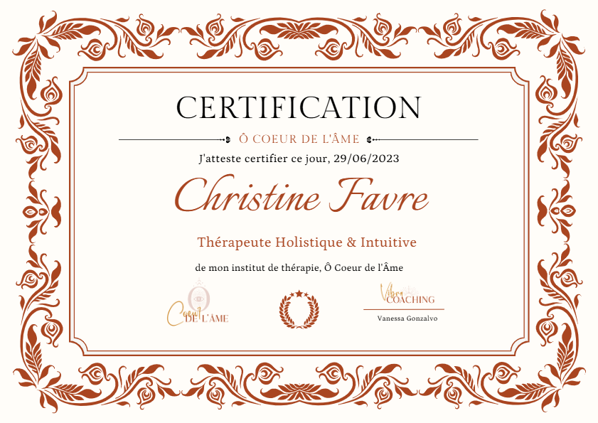 photo diplome Christine Favre 