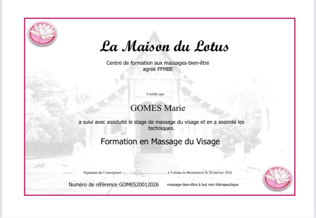 photo diplome Marie Gomes