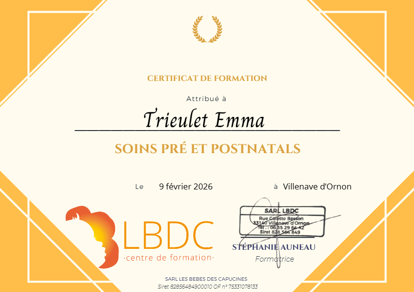 photo diplome Rituel d’Equilibre- Massage et bien-être