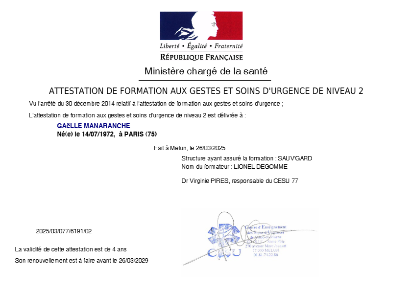 photo diplome Gaëlle Henry E.I.