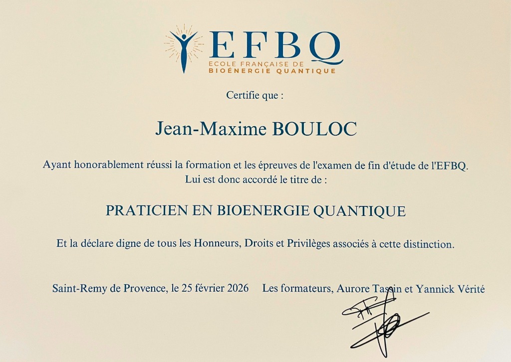 photo diplome Jean-Maxime Bouloc