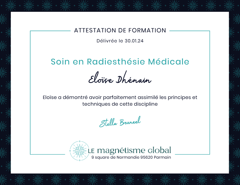photo diplome Eloïse Dhénain