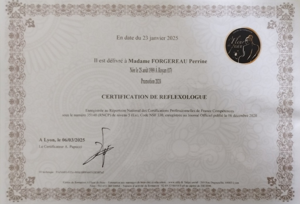 photo diplome Perrine Forgereau EI