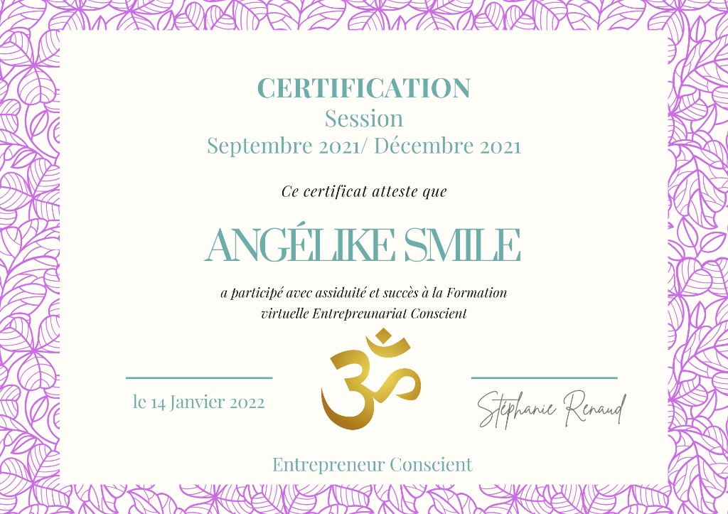 photo diplome Angelike Lavie