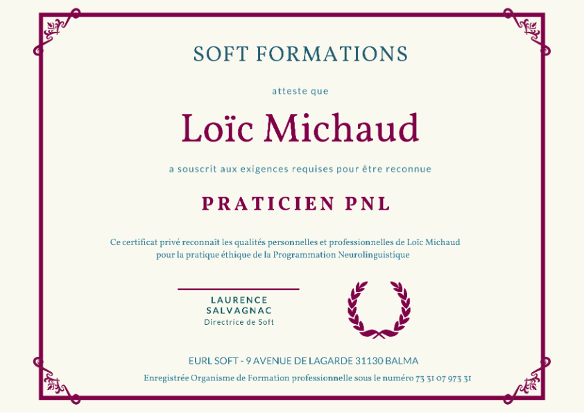 photo diplome Michaud Loïc