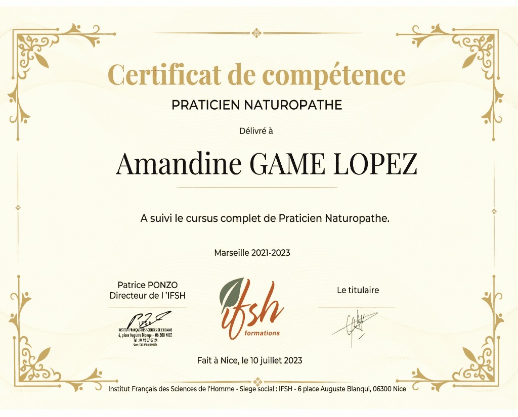 photo diplome Amandine lopez