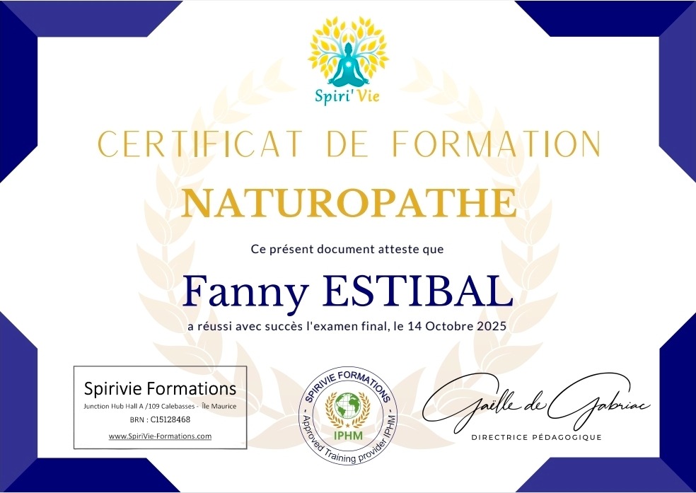 photo diplome Fanny ESTIBAL 