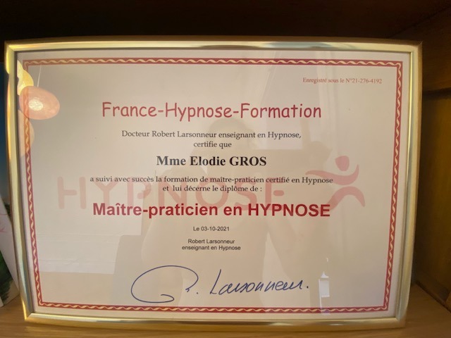 photo diplome Elodie Gros 