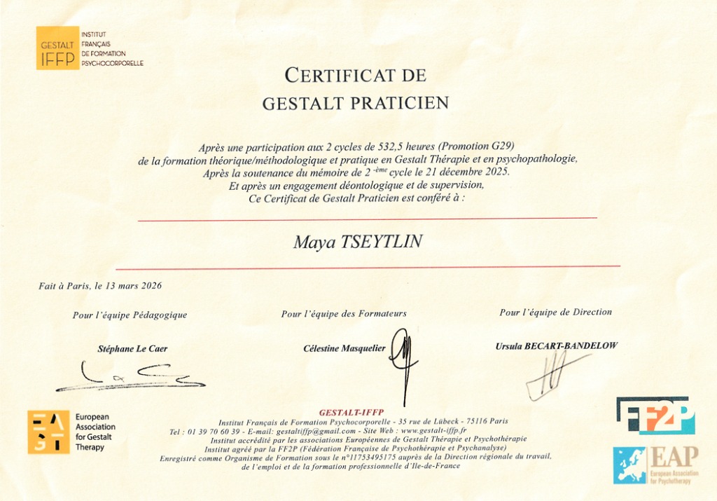 photo diplome Maya Tseytlin