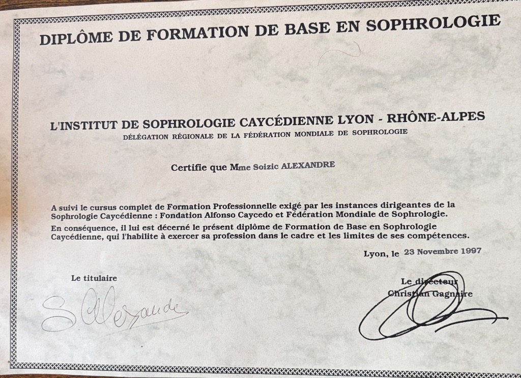 photo diplome Soïzic Alexandre 