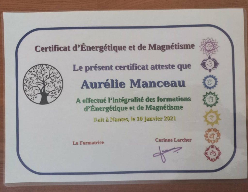 photo diplome Aurélie MANCEAU
