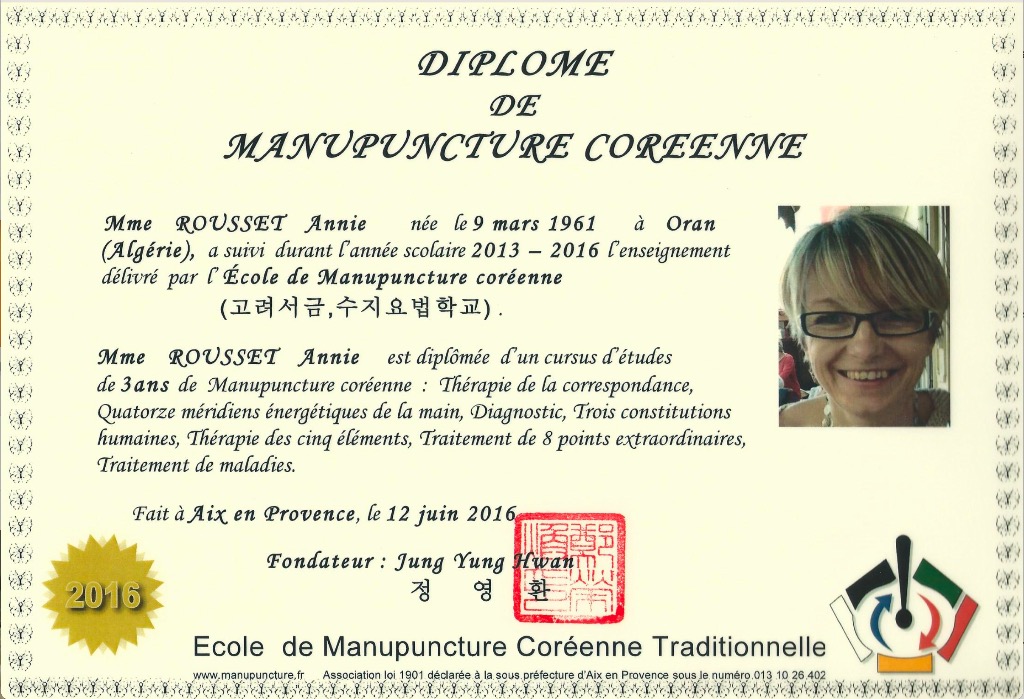 photo diplome Annie ROUSSET 