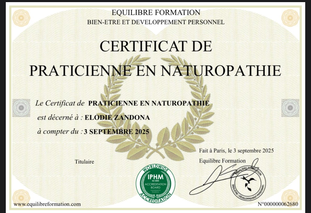 photo diplome Zenauriculaire 