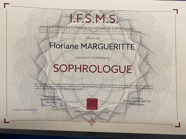 photo diplome Floriane MARGUERITTE - Quali’So