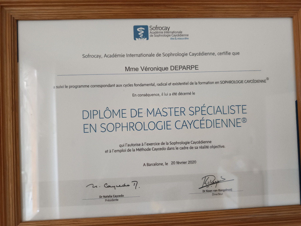 photo diplome Véronique deparpe