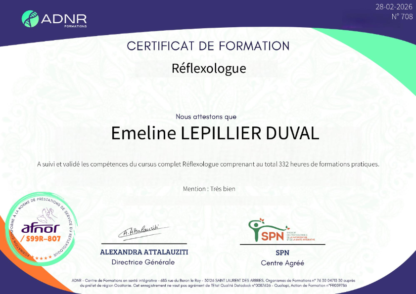 photo diplome La Naturopathie by Emeline.L