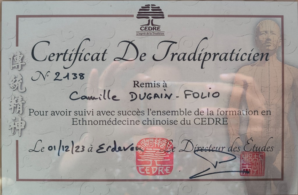 photo diplome Camille Dugain 