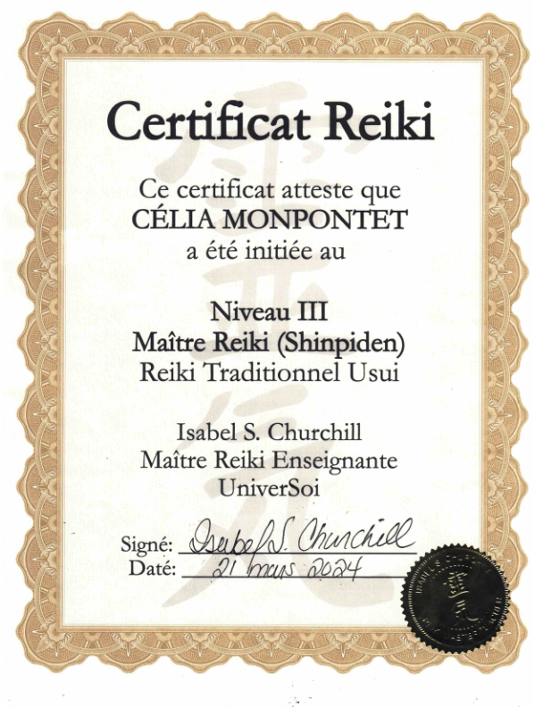 photo diplome Célia MONPONTET