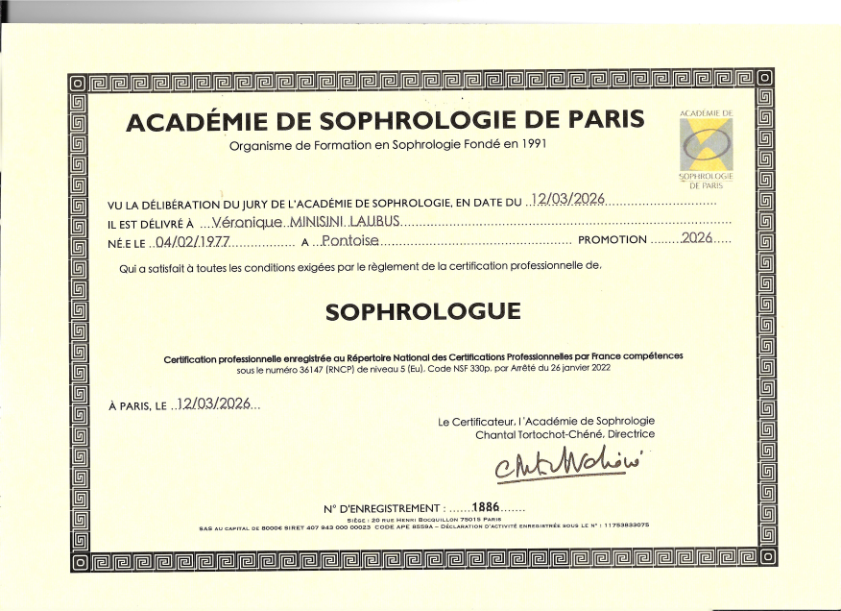 photo diplome Veronique Laubus