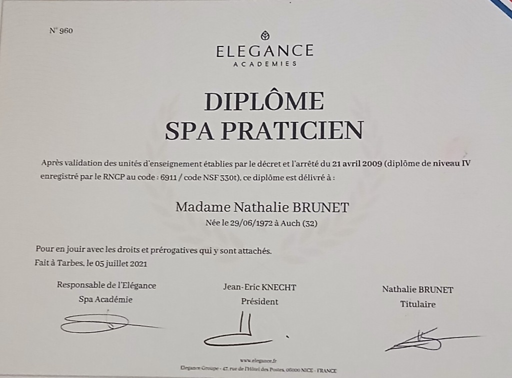 photo diplome Bulle de soi