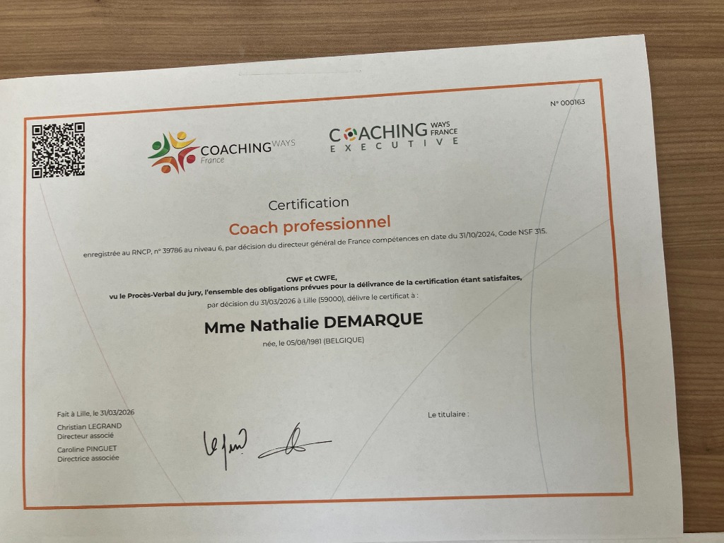 photo diplome Nathalie DEMARQUE