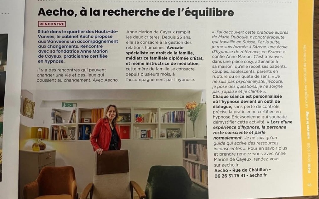 photo cabinet Anne Marion de CAYEUX