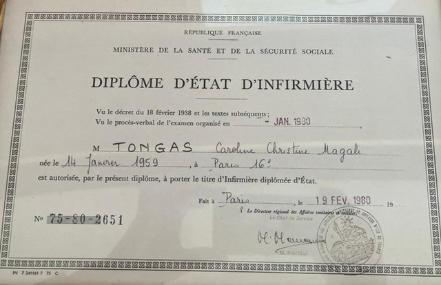 photo diplome TONGAS