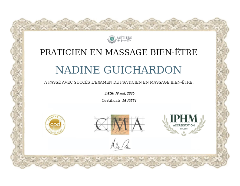 photo diplome GUICHARDON Nadine