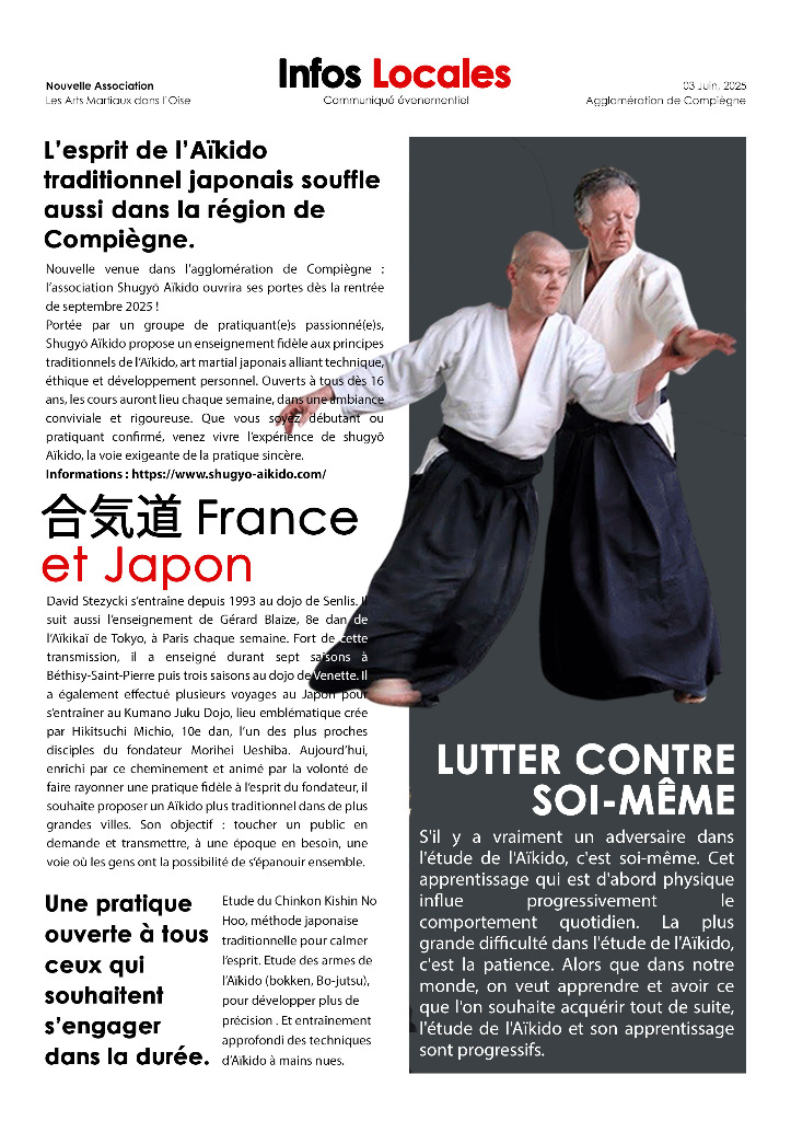 photo seance Shugyo Aikido