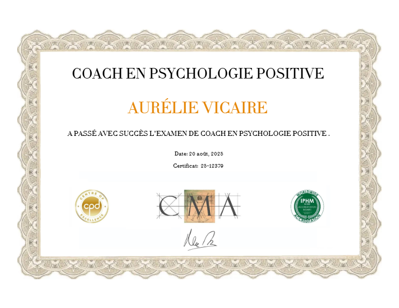 photo diplome Coach & Smile