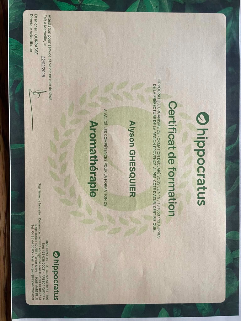 photo diplome Au bonheur des plantes 