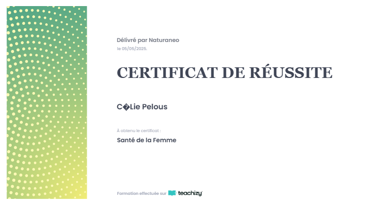 photo diplome Célie Pelous
