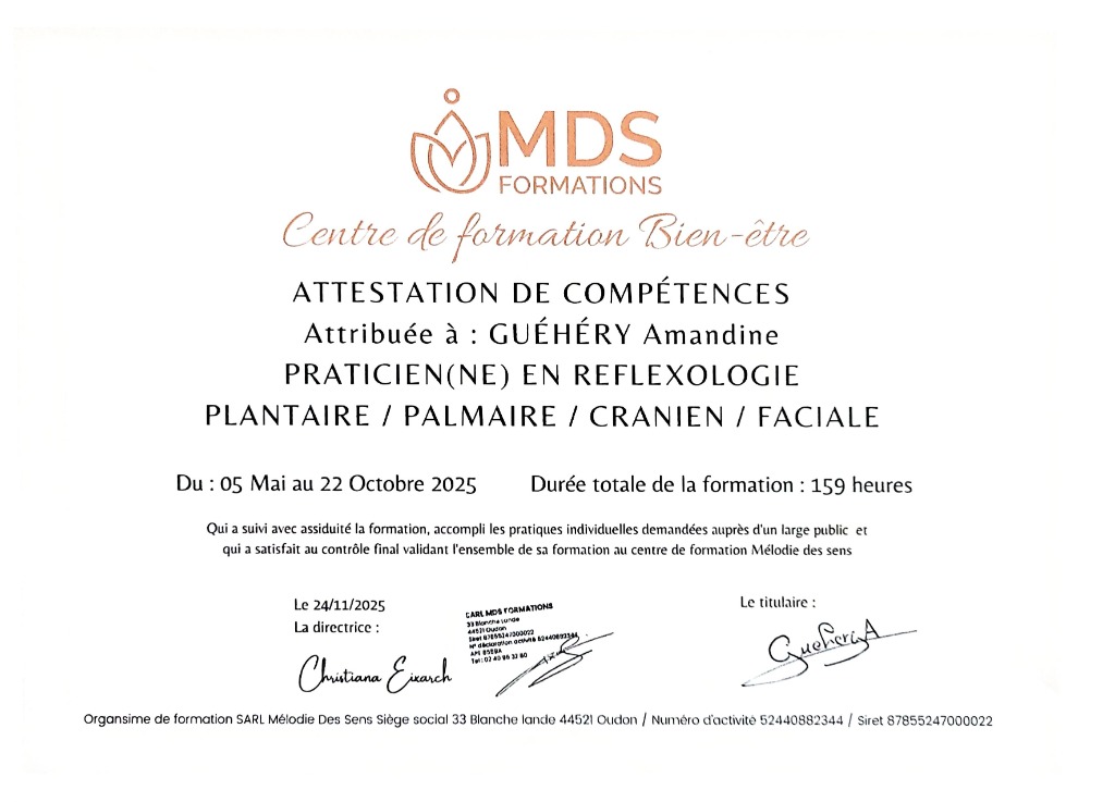 photo diplome Amandine & Sens