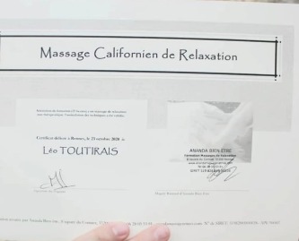 photo diplome Léo Toutirais