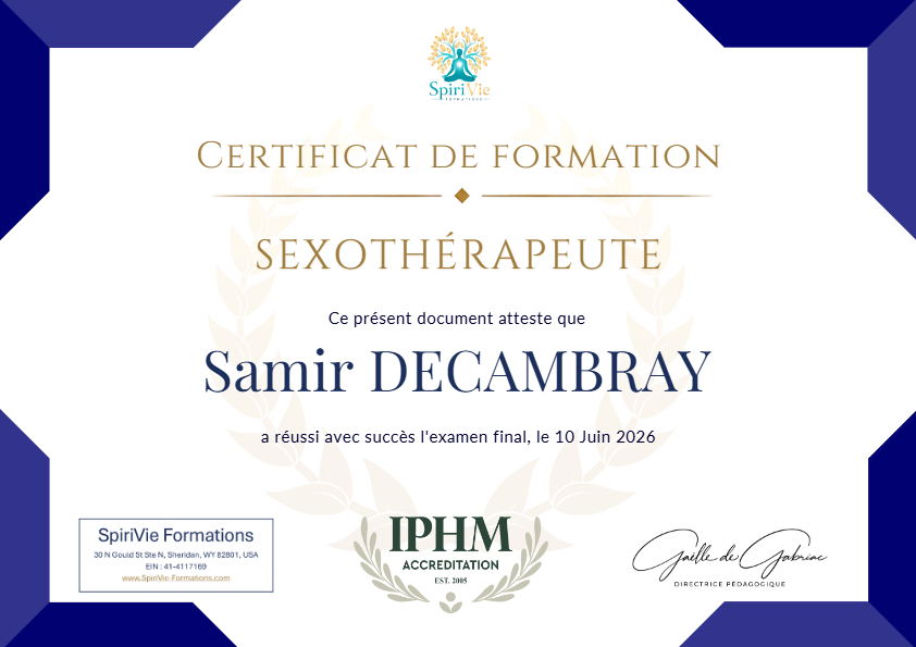 photo diplome Samir Decambray