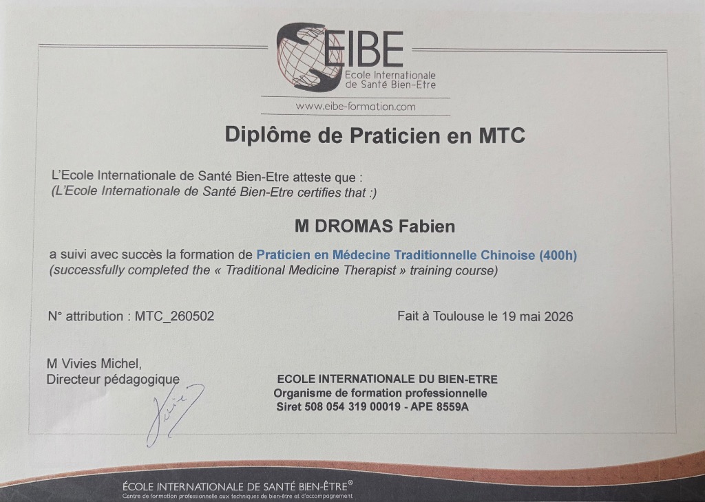 photo diplome Fabien DROMAS