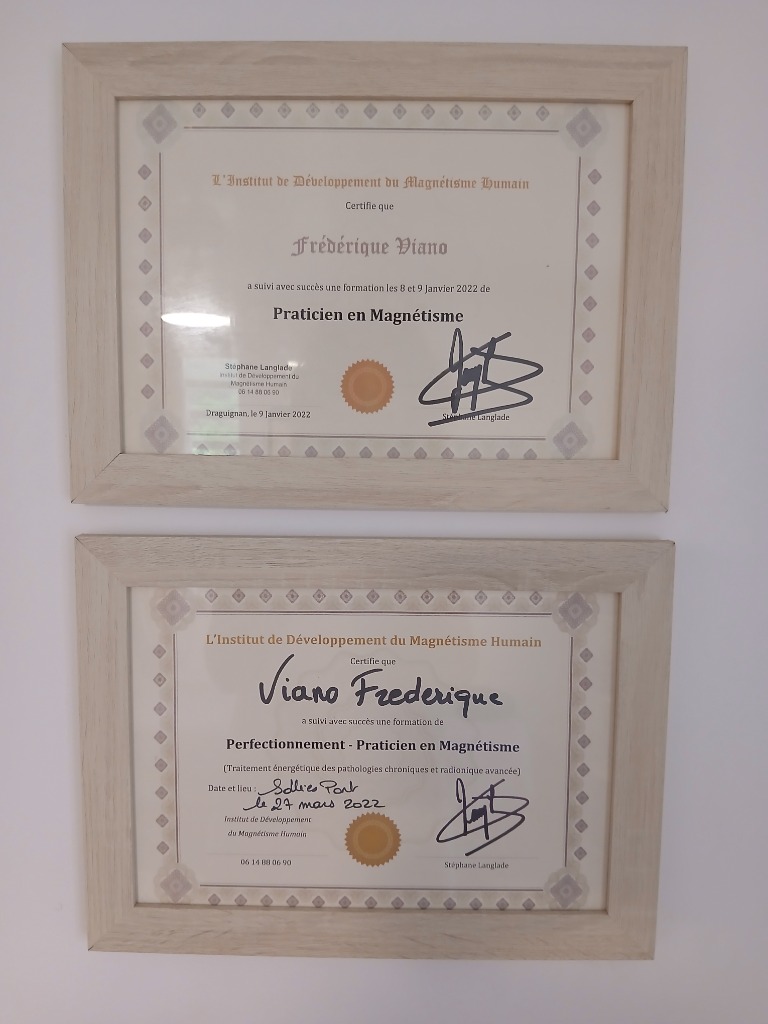 photo diplome Frédérique Maffre