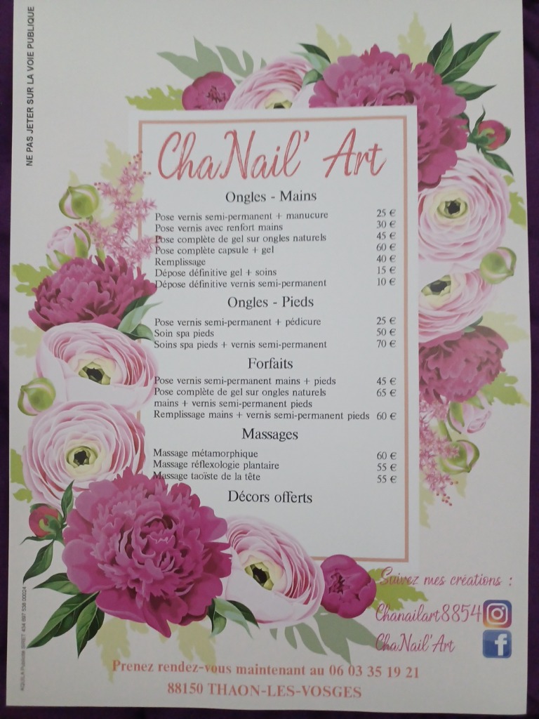 photo activite ChaNail ´Art 