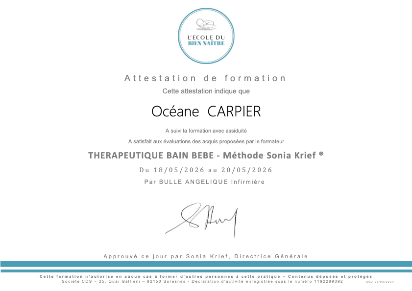 photo diplome Océane Carpier