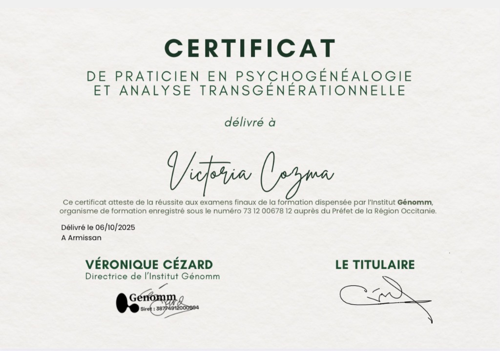photo diplome Cozma Victoria