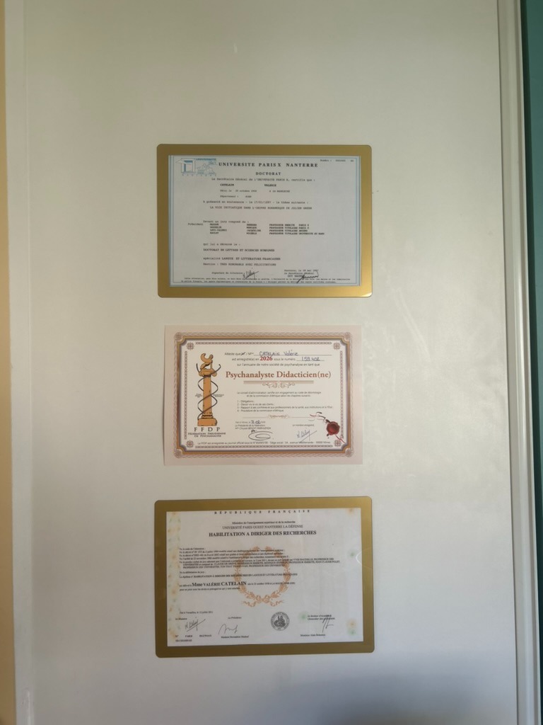 photo diplome CATELAIN Valérie