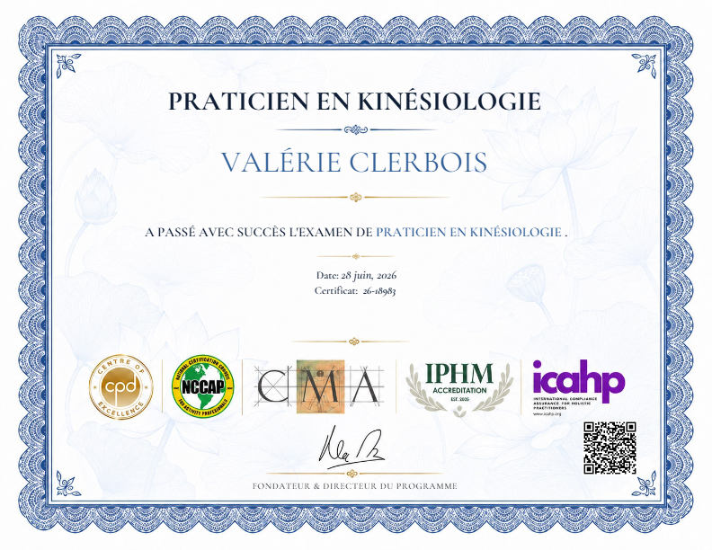 photo diplome Valérie Clerbois