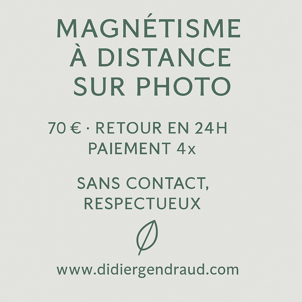 photo activite Didier Gendraud magnétiseur