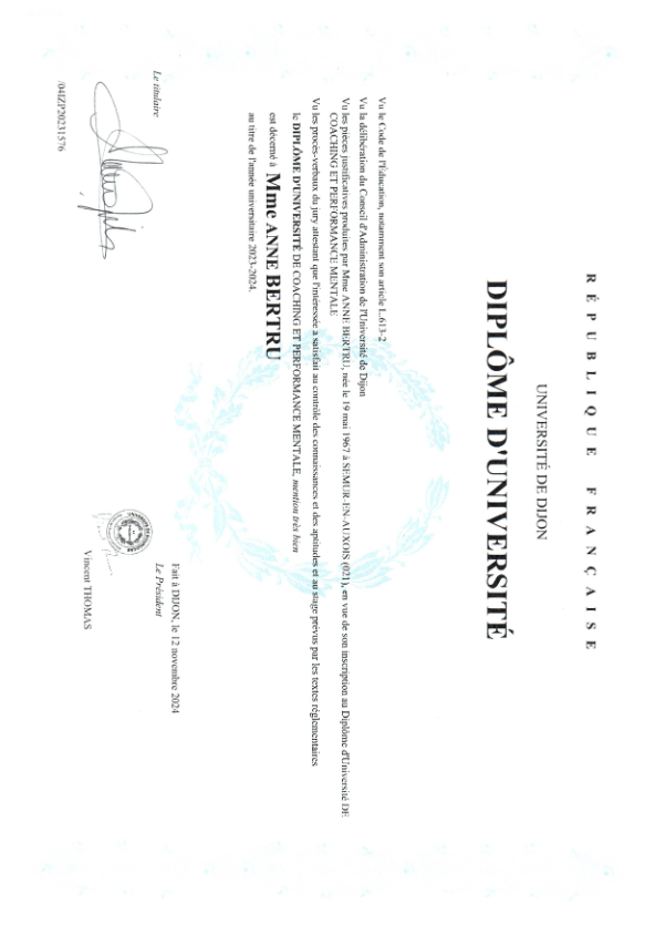 photo diplome Anne ALMQVIST